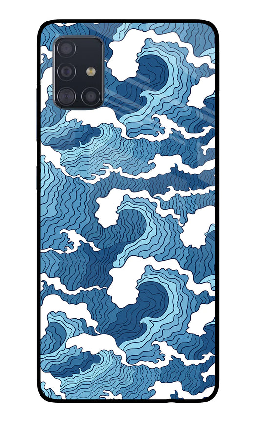 Blue Waves Samsung A51 Back cover