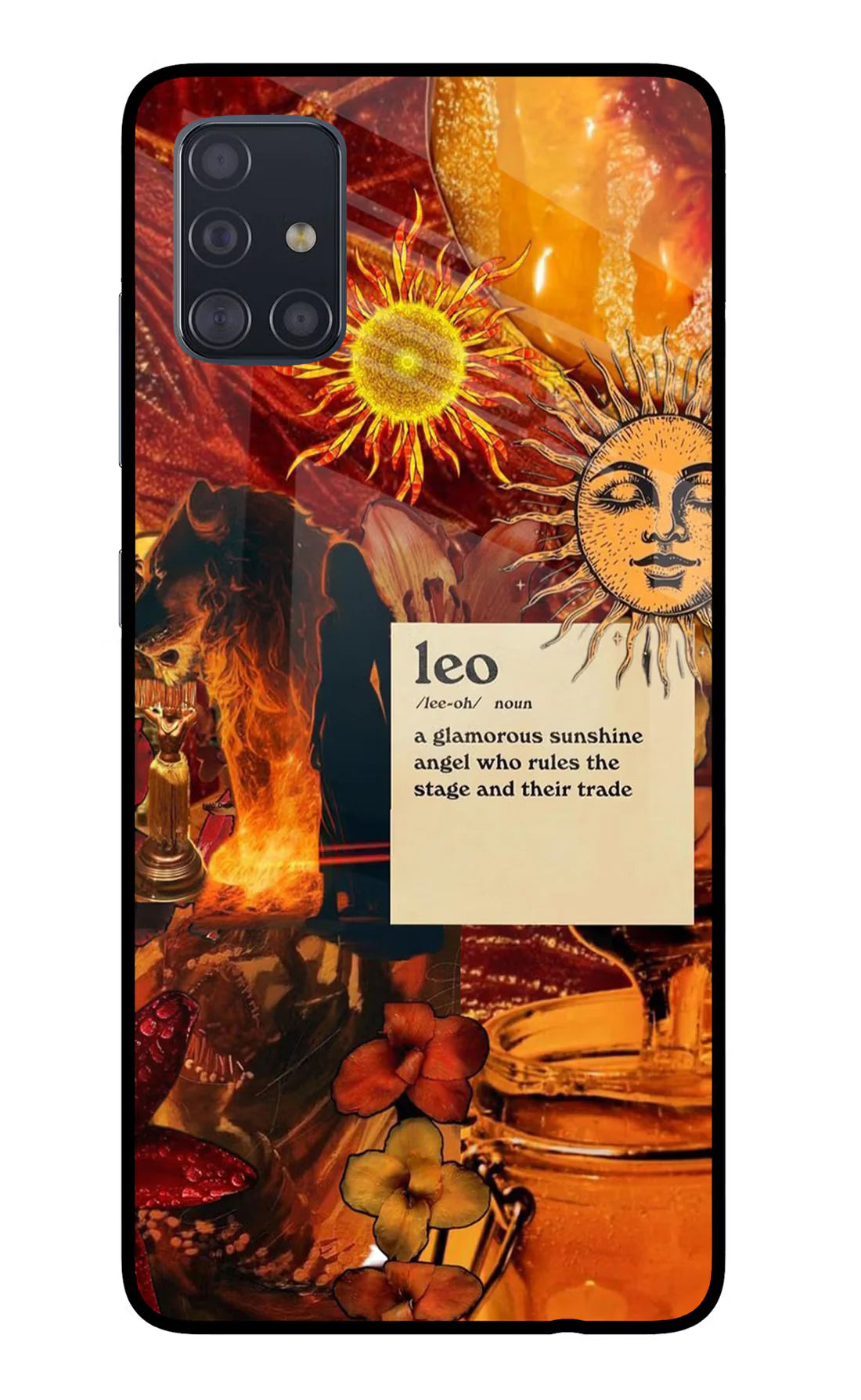 Leo Zodiac Samsung A51 Back cover