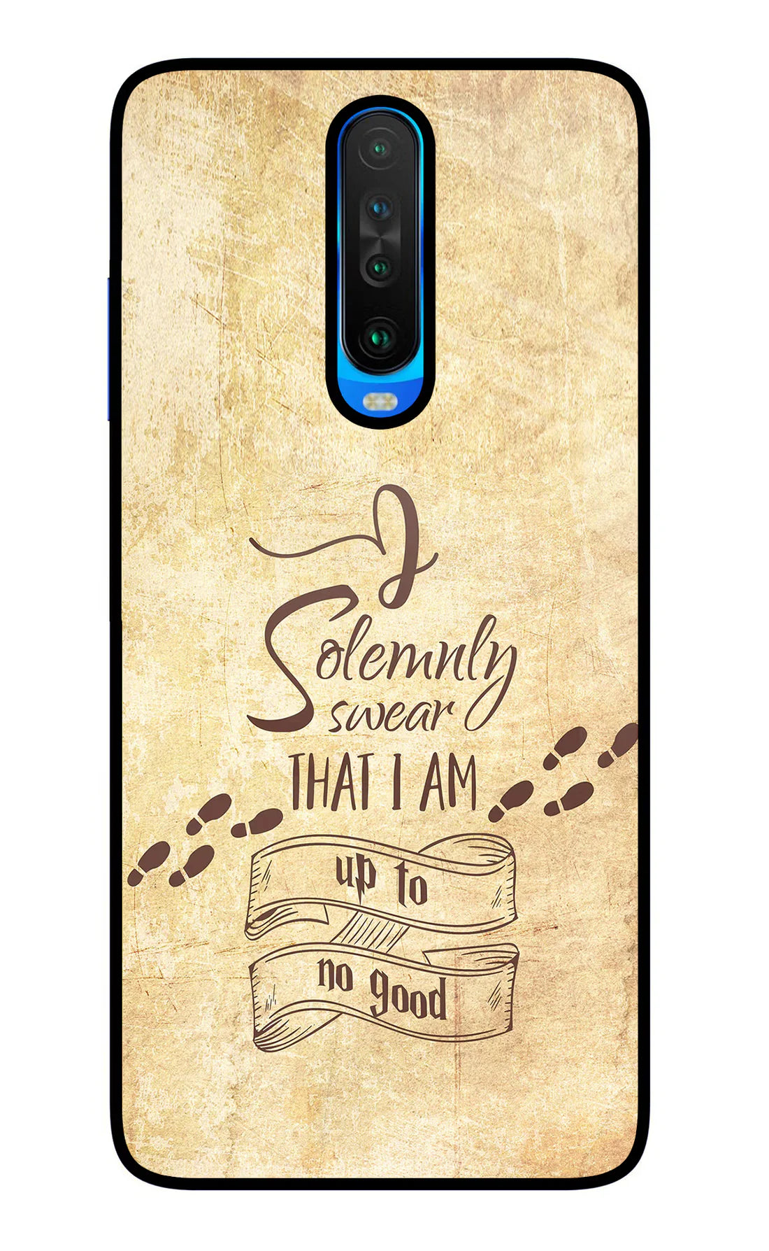 I Solemnly swear that i up to no good Poco X2 Back cover