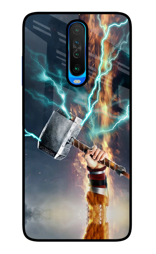 Thor Hammer Mjolnir Poco X2   Back cover
