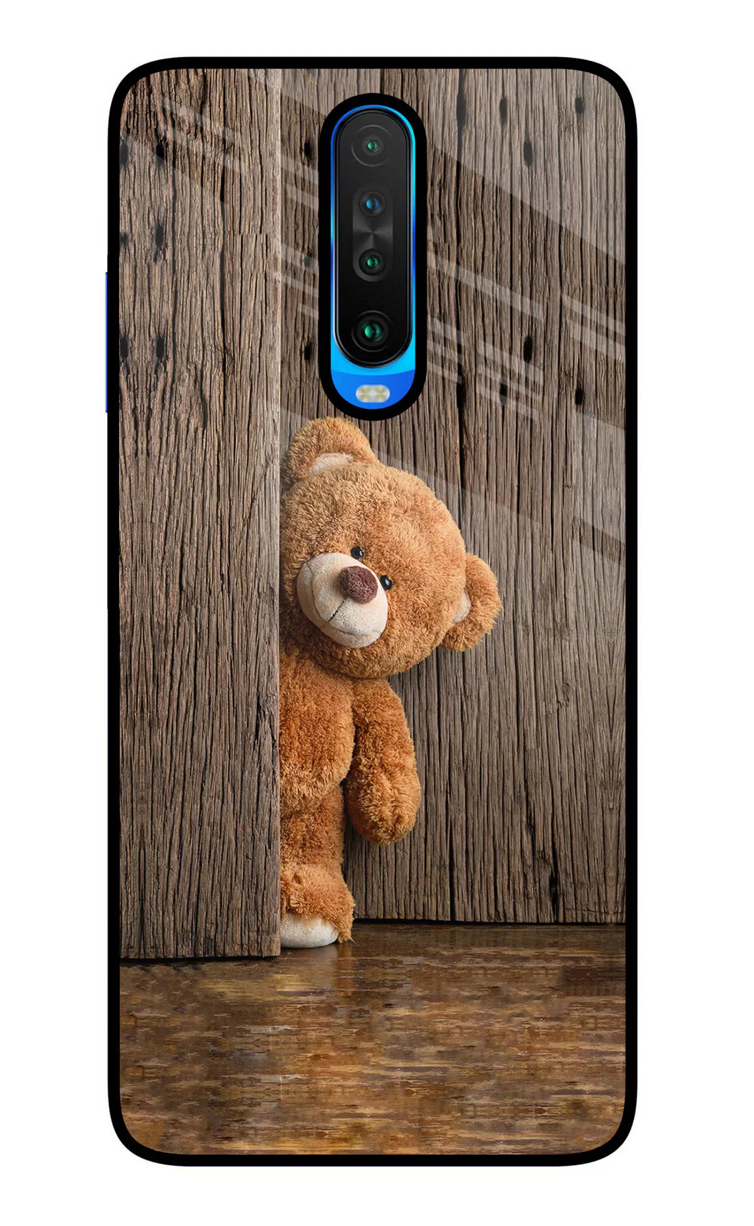 Teddy Wooden Poco X2 Back cover