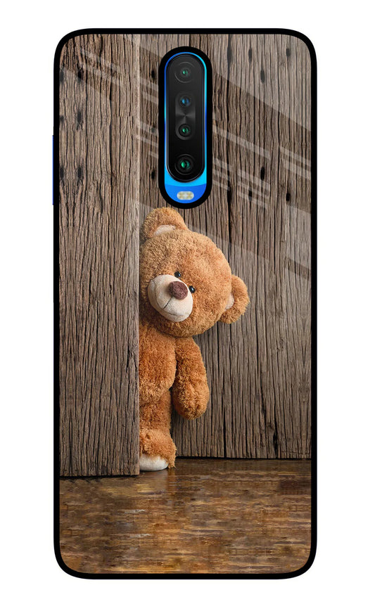 Teddy Wooden Poco X2 Back cover