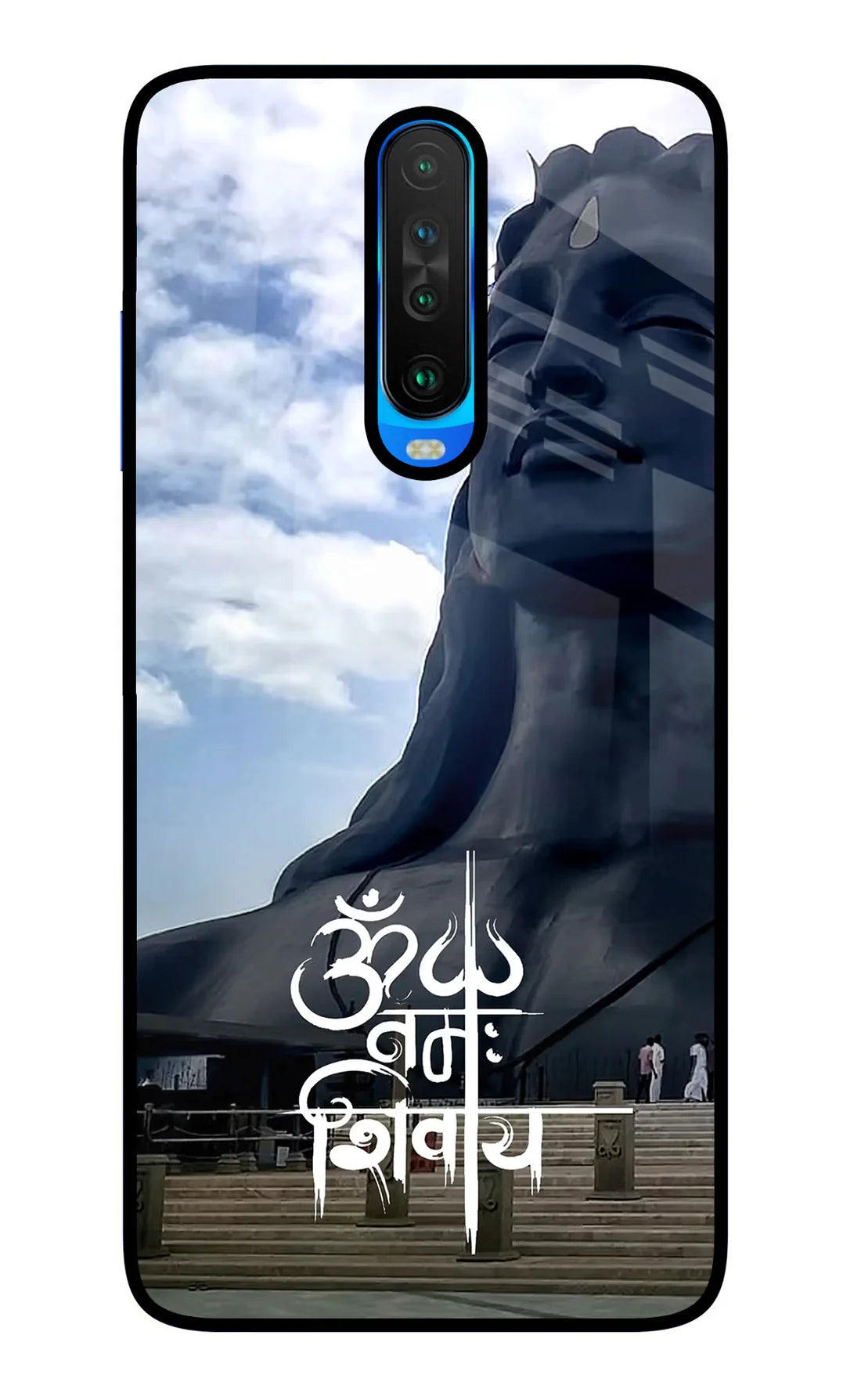Om Namah Shivay Poco X2  Back cover
