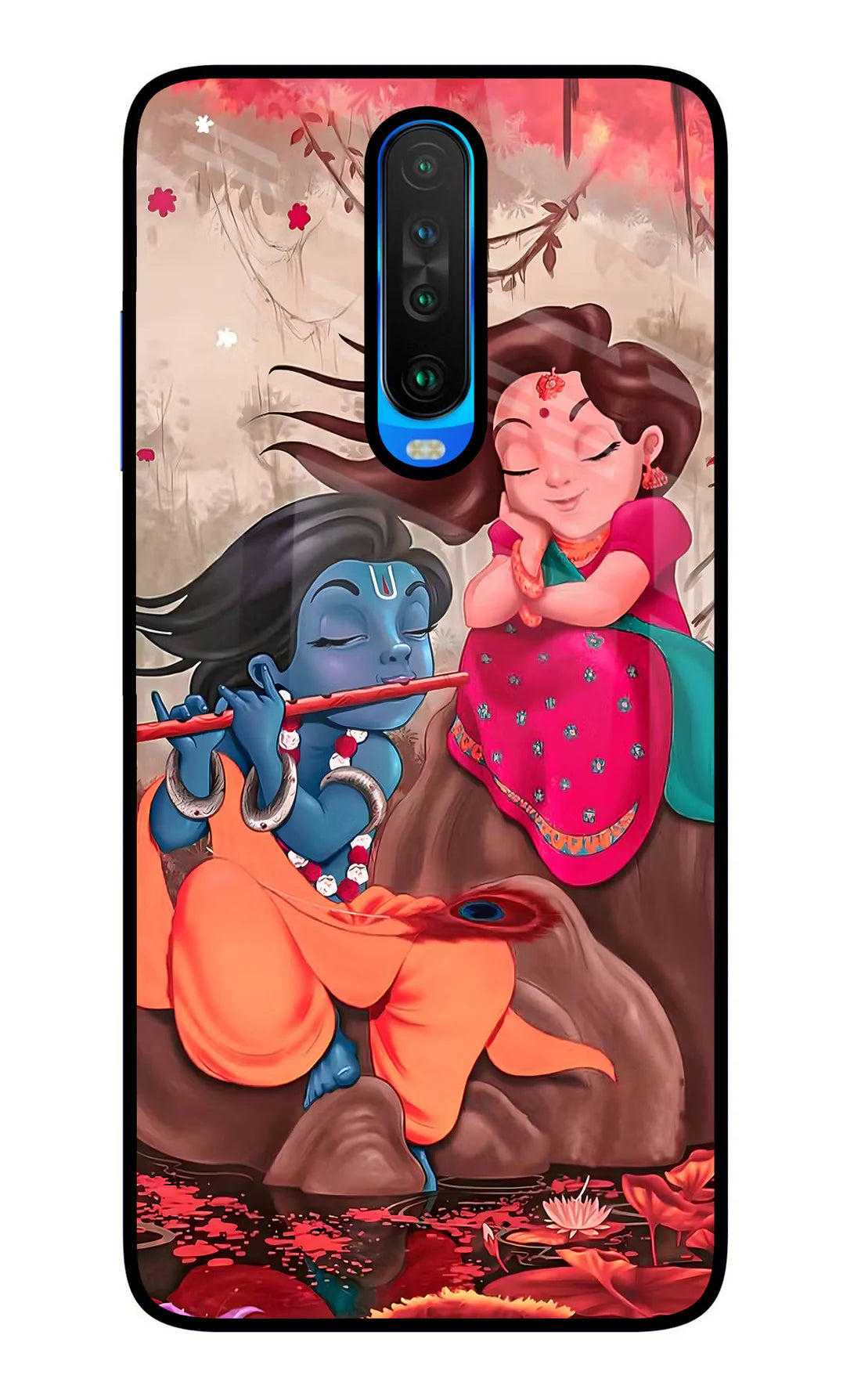 Radhe Krishna Poco X2 Back cover