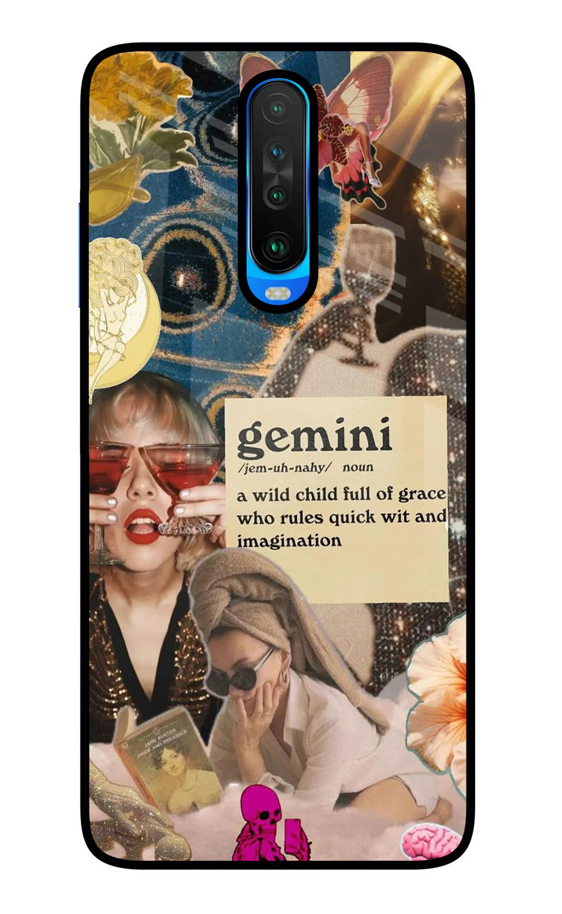 Gemini Zodiac Poco X2 Back cover