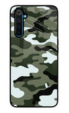 Camouflage Realme 6 Pro Glass Case