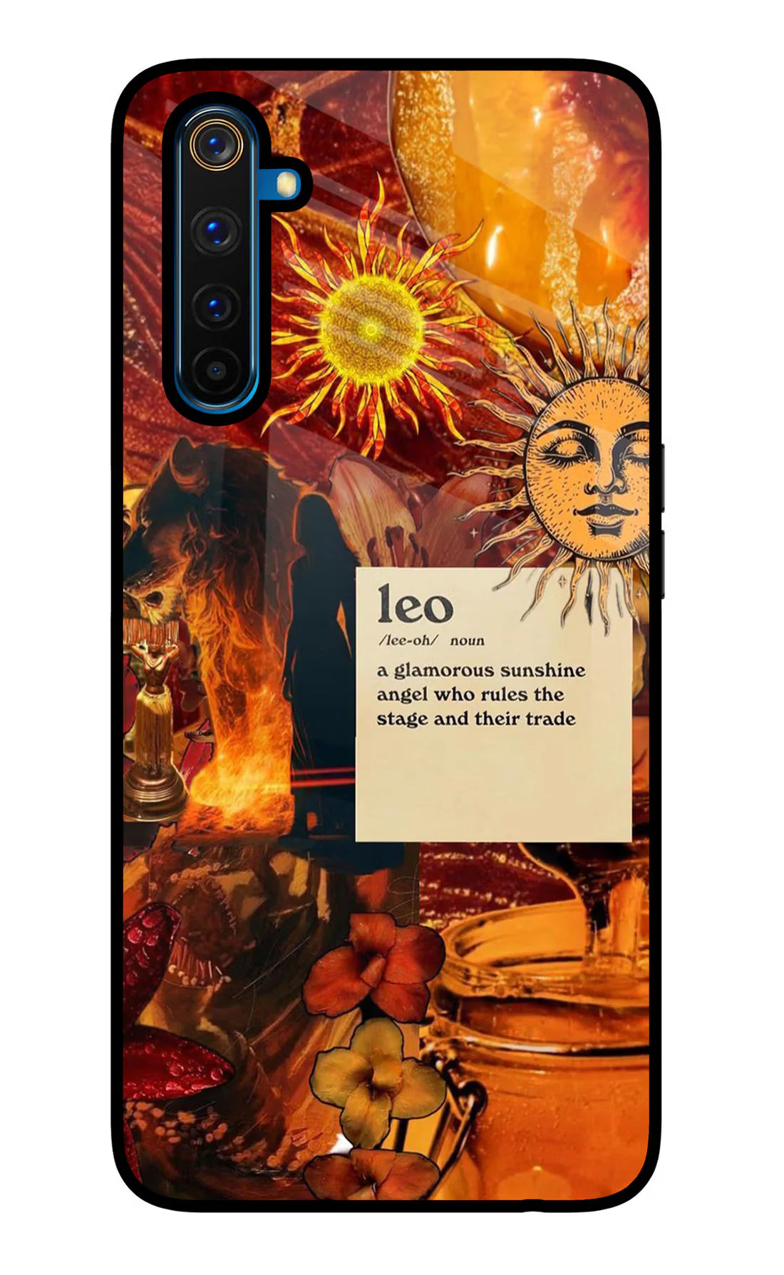 Leo Zodiac Realme 6 Pro Back cover