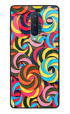 Spiral Pattern Oneplus 8 Glass Case