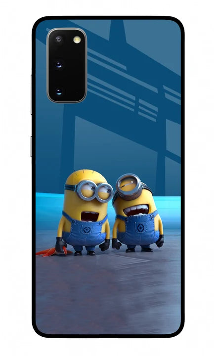 Minion Laughing Samsung S20 Back Cover