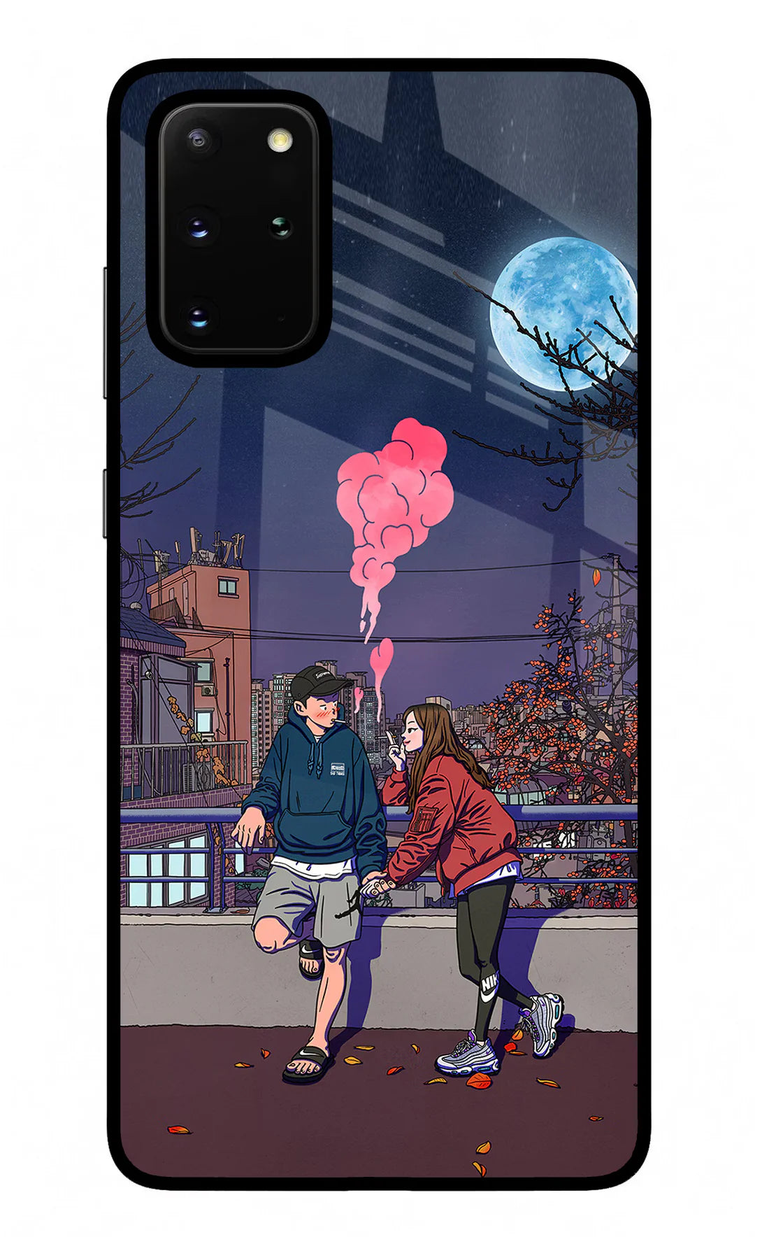 Chilling Couple Samsung S20 Plus Back cover