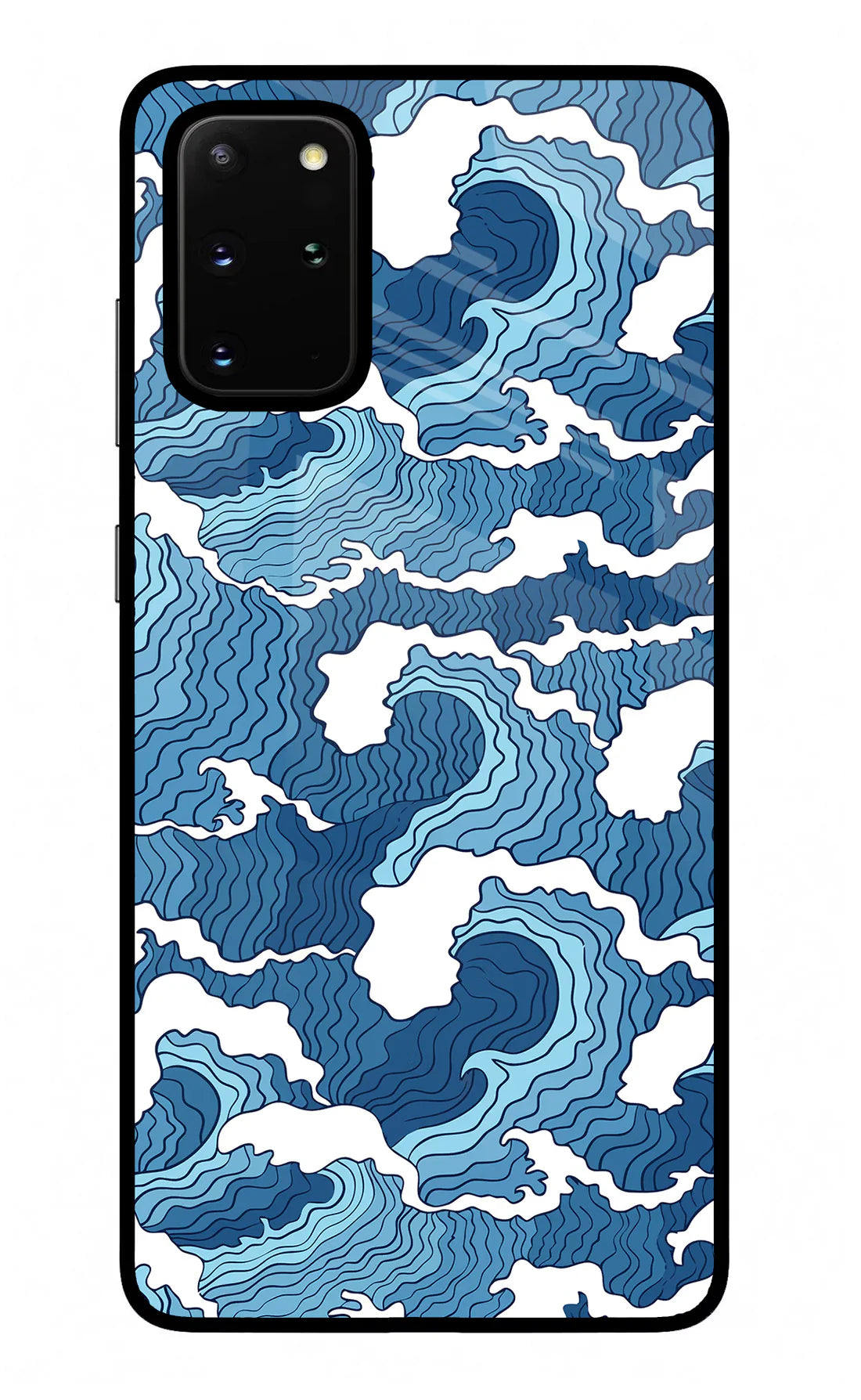 Blue Waves Samsung S20 Plus Back cover