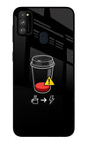 Coffee Samsung M21 2020 Glass Case