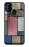 Multicolor Jeans Samsung M21 2020 Glass Case