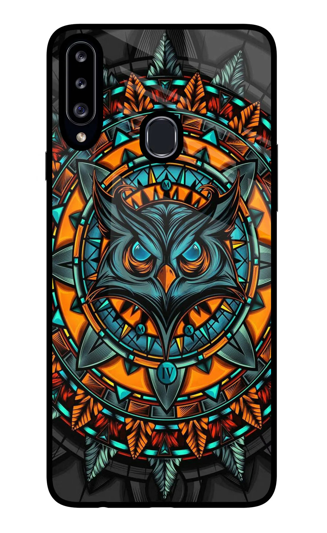 Angry Owl Art Samsung A20s Back cover