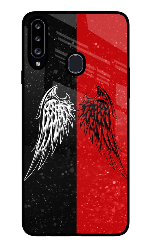 Wings Samsung A20s Back cover