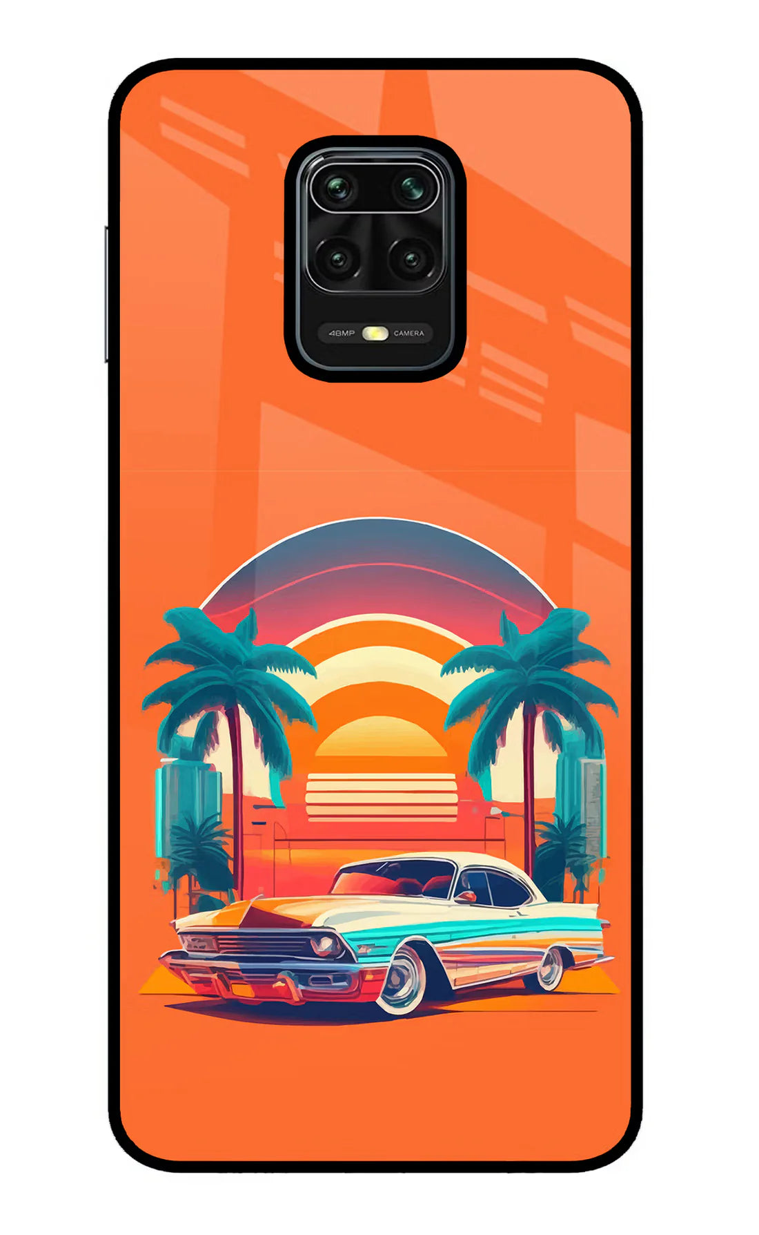 Palm Drive 80s Redmi Note 9 Pro/Pro Max Back cover