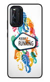 Keep Running Vivo V19 Glass Case