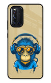 Monkey Headphone Vivo V19 Glass Case