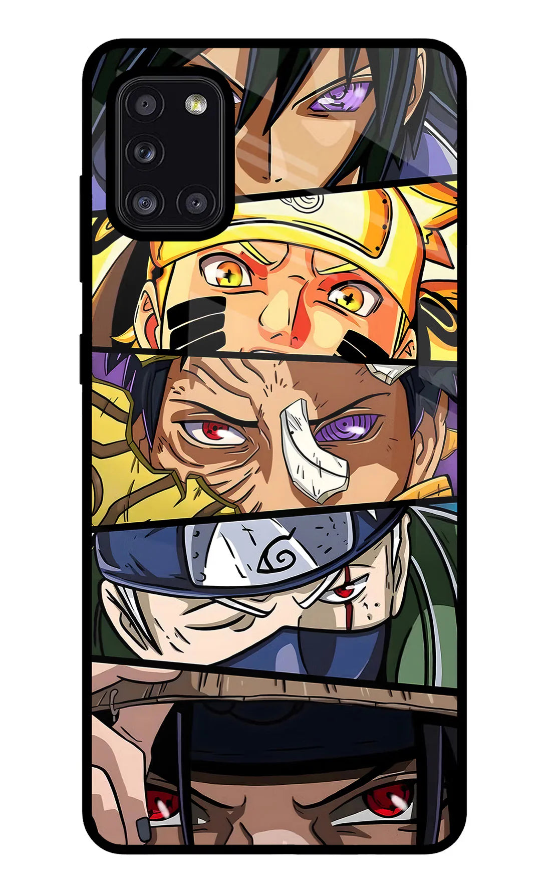 Naruto Character Samsung A31 Back cover