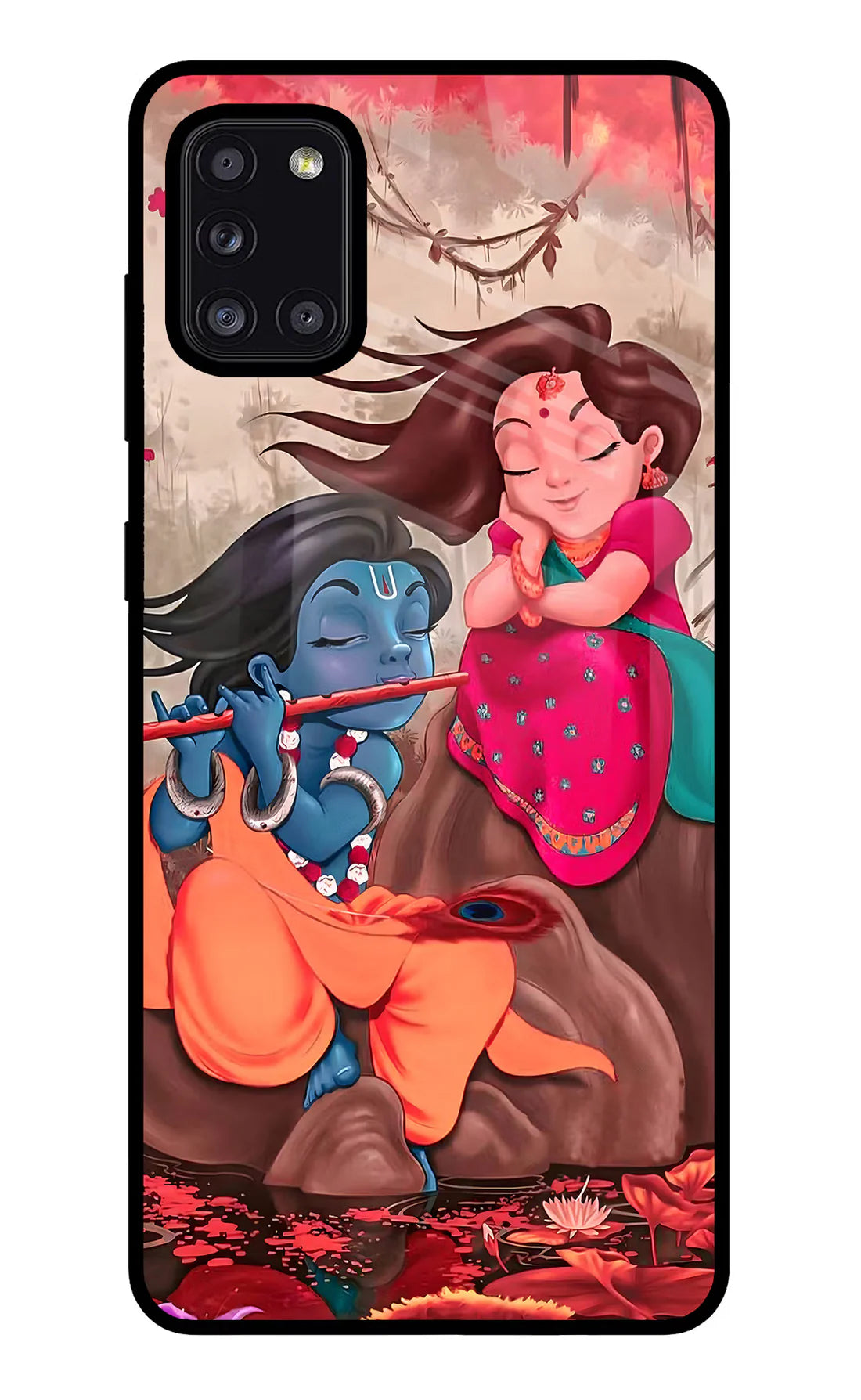 Radhe Krishna Samsung A31 Back cover