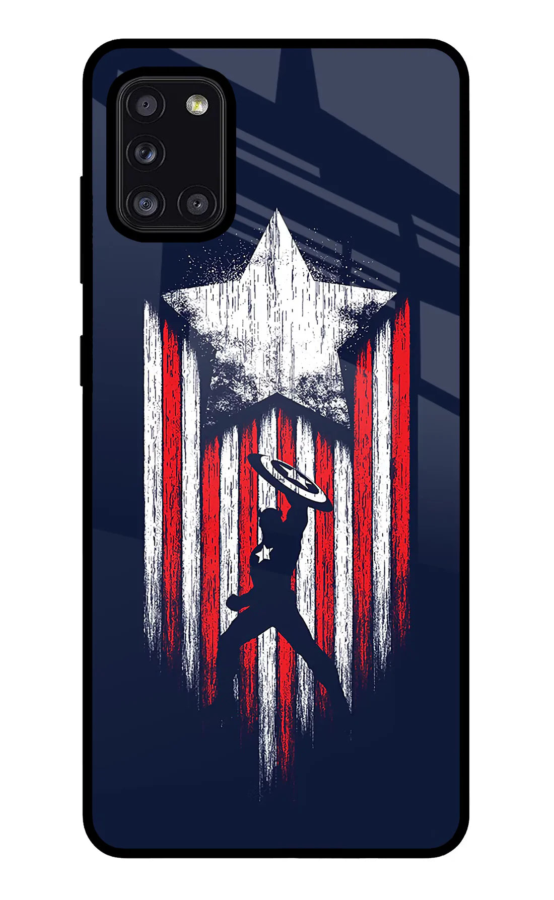 Captain America Marvel Art Samsung A31 Back cover