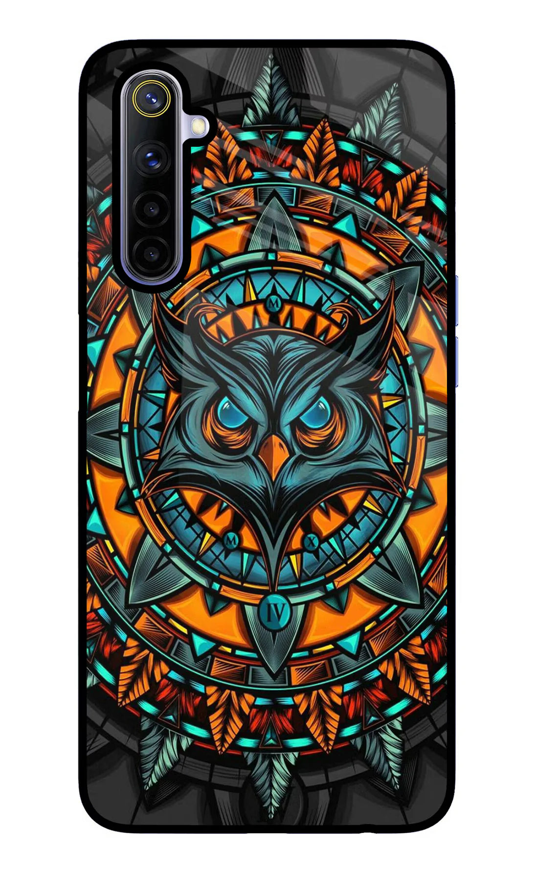 Angry Owl Art Realme 6/6i Back cover