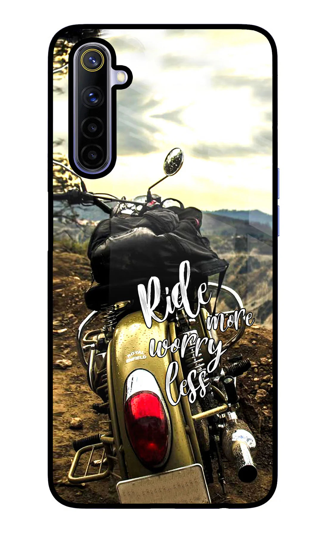 Ride More Worry Less Realme 6/6i Back cover