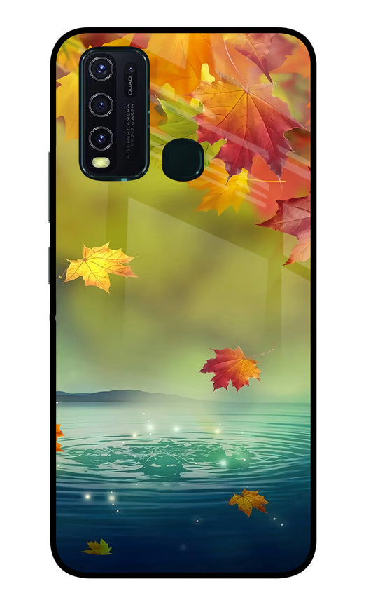 Flowers Vivo Y30/Y50 Back cover
