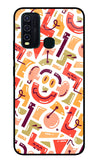 Doodle Pattern Vivo Y30/Y50 Glass Case