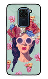 Pretty Girl Redmi Note 9 Glass Case