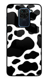 Cow Spots Redmi Note 9 Glass Case