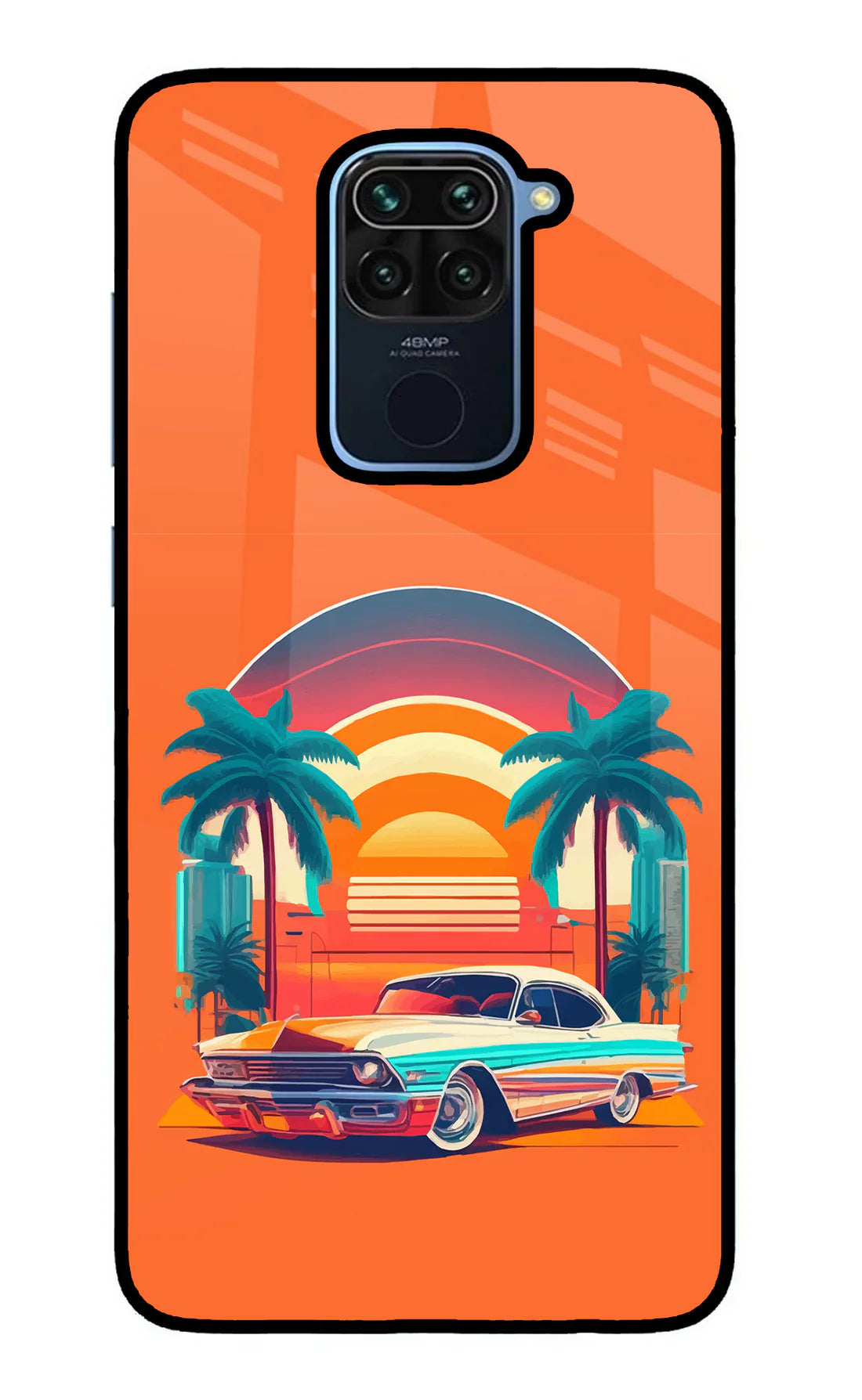 Palm Drive 80s Redmi Note 9 Back cover