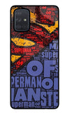 Superman Samsung A71 Glass Case