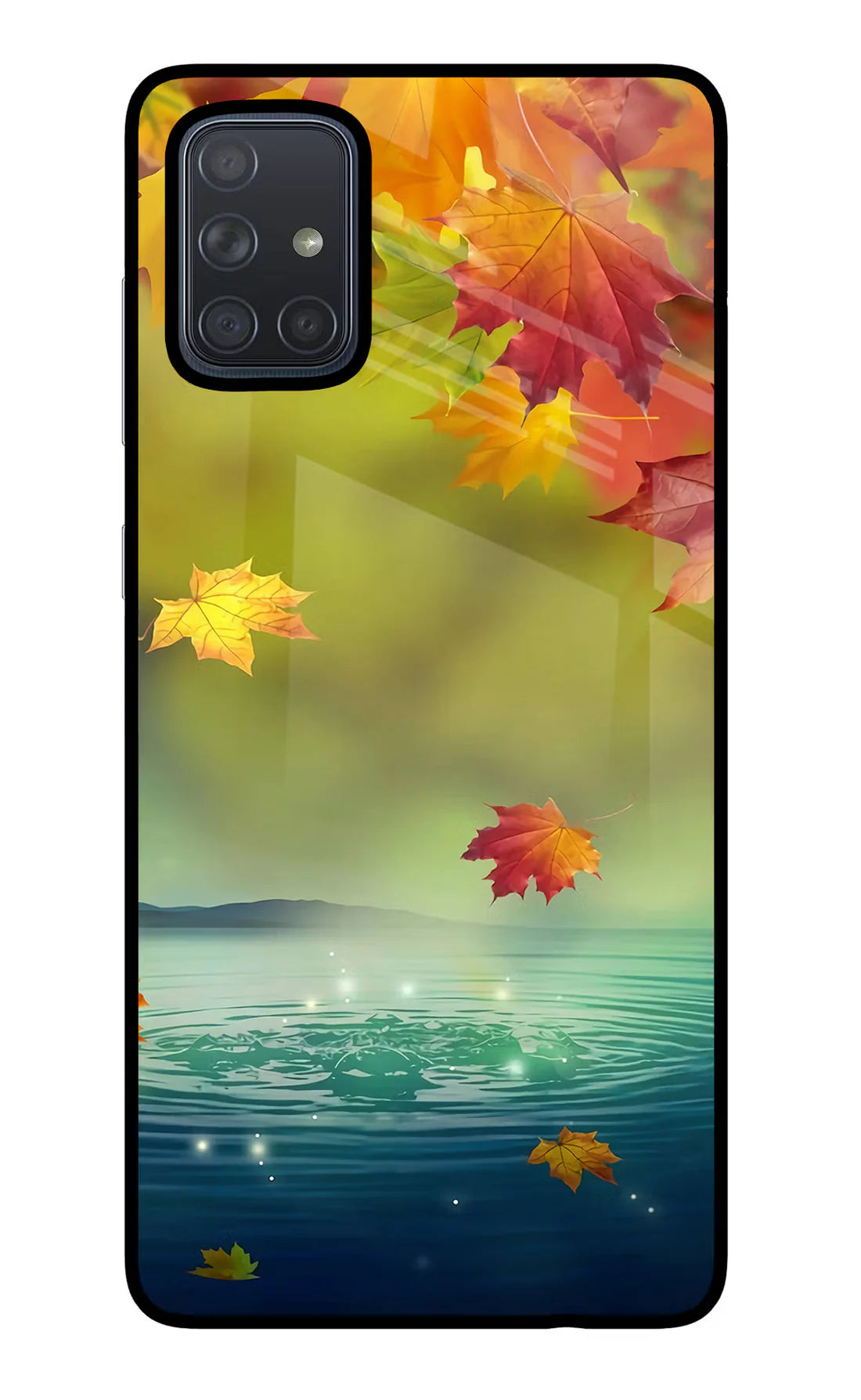 Flowers Samsung A71 Back cover
