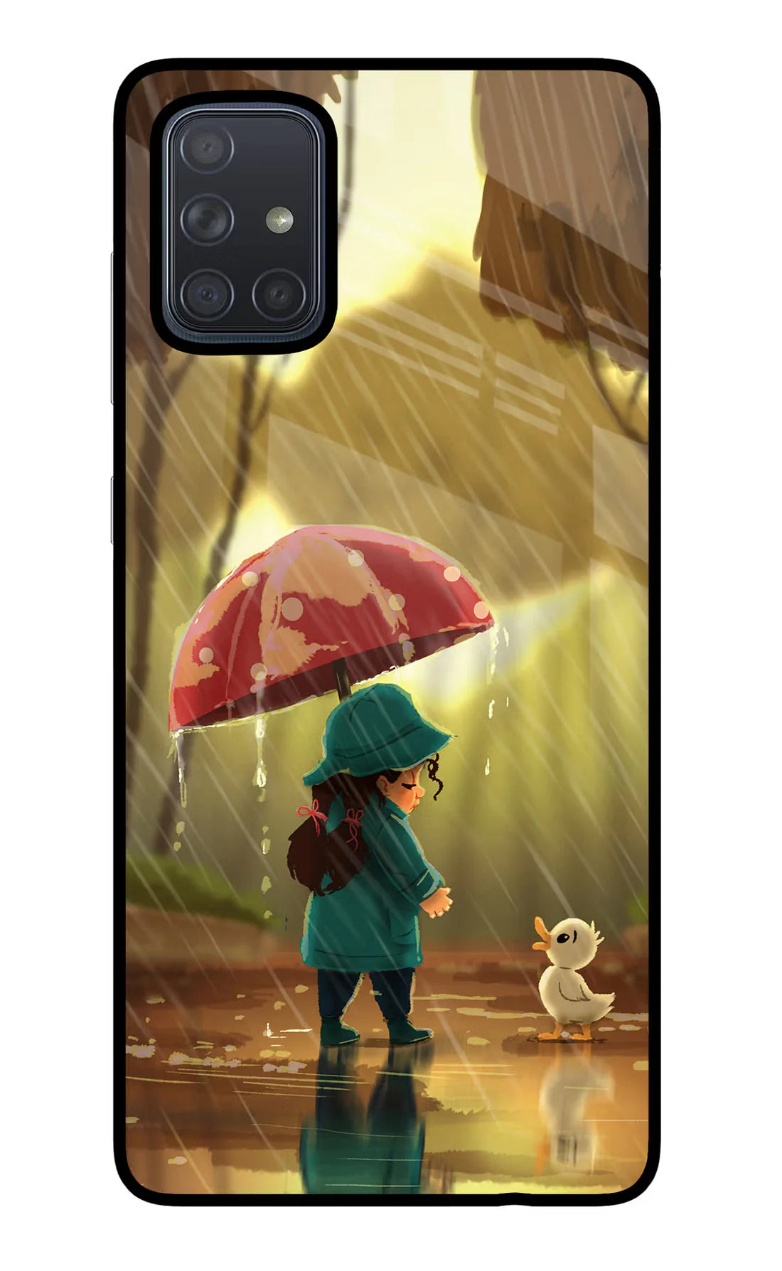 Rainy Day Samsung A71 Back cover
