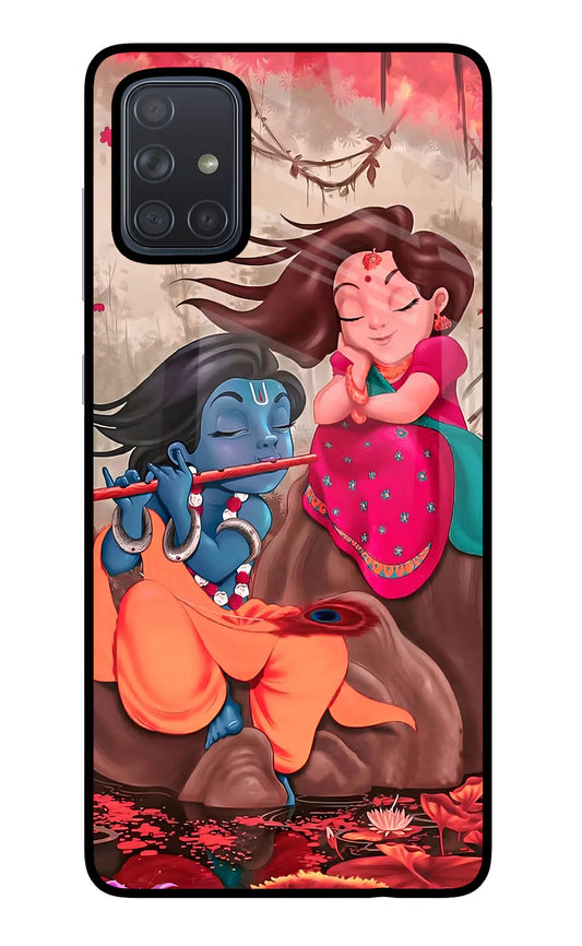 Radhe Krishna Samsung A71 Back cover