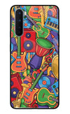 Music Instrument Doodle Oneplus Nord Glass Case