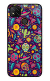 Mexican Design Redmi 9 Glass Case