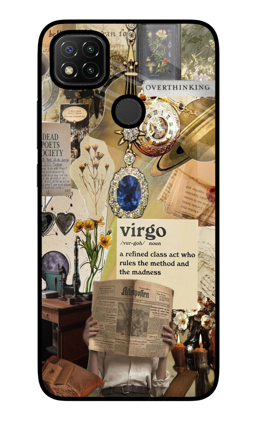 Virgo Zodiac Redmi 9 Back cover