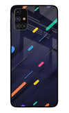 Abstract Design Samsung M31s Glass Case