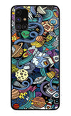 Space Abstract Samsung M31s Glass Case