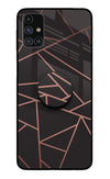 Geometric Pattern Samsung M31s Glass Case