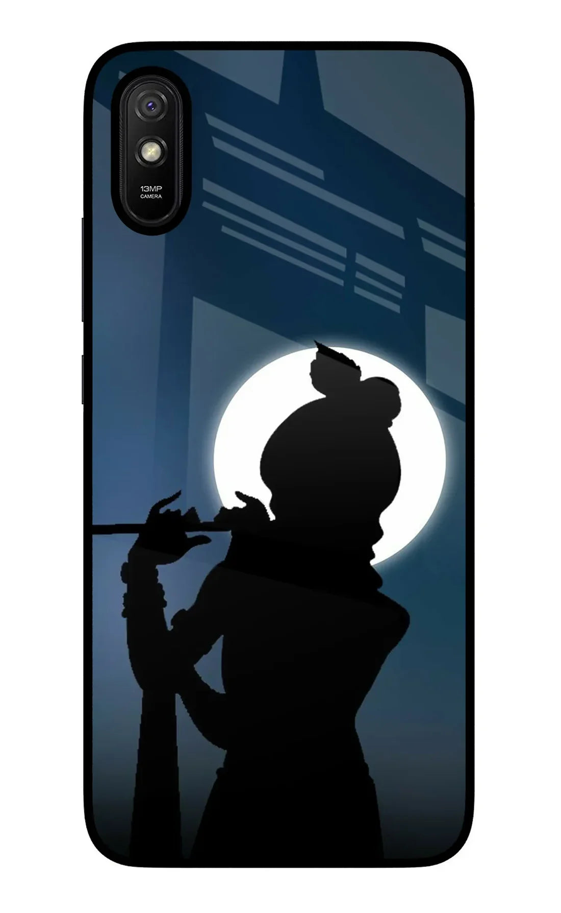 Shri Krishna Silhouette Redmi 9A/9i  Back cover