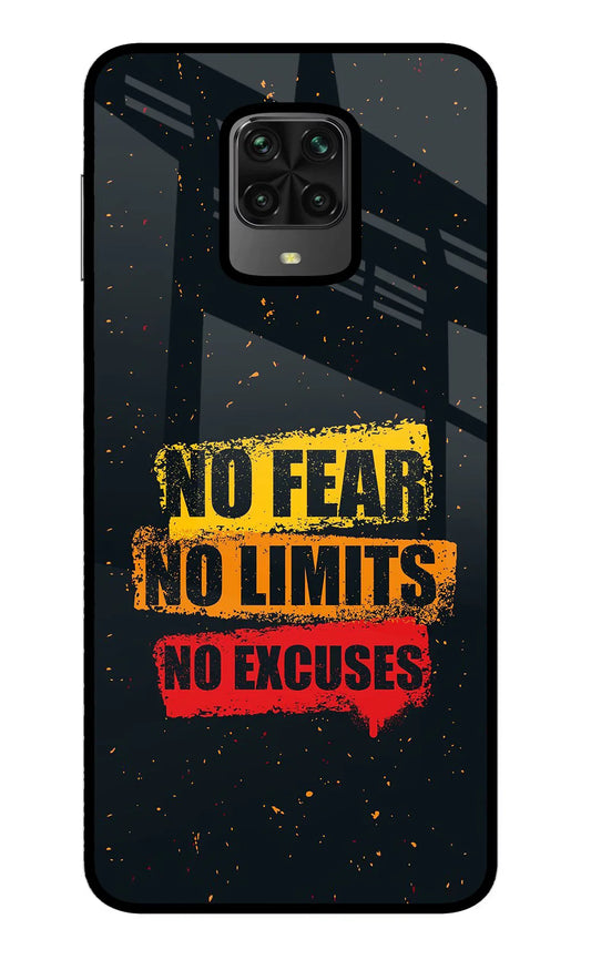 No Fear No Limits No Excuse Poco M2 Pro   Back cover