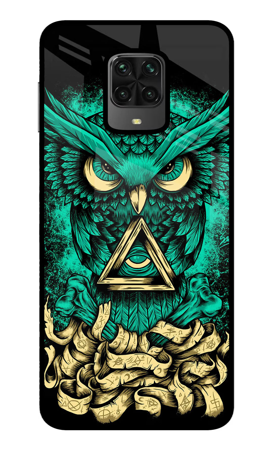 Green Owl Poco M2 Pro Back cover
