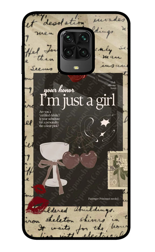 I am just a girl Poco M2 Pro Back cover