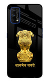 Satyamev Jayate Golden Realme 7 Pro Glass Case