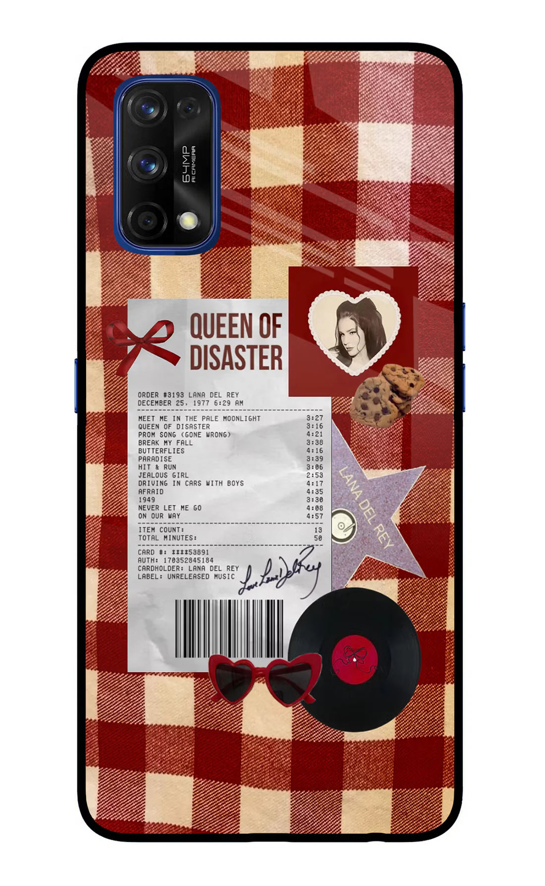 Queen of Disaster Realme 7 Pro Back cover