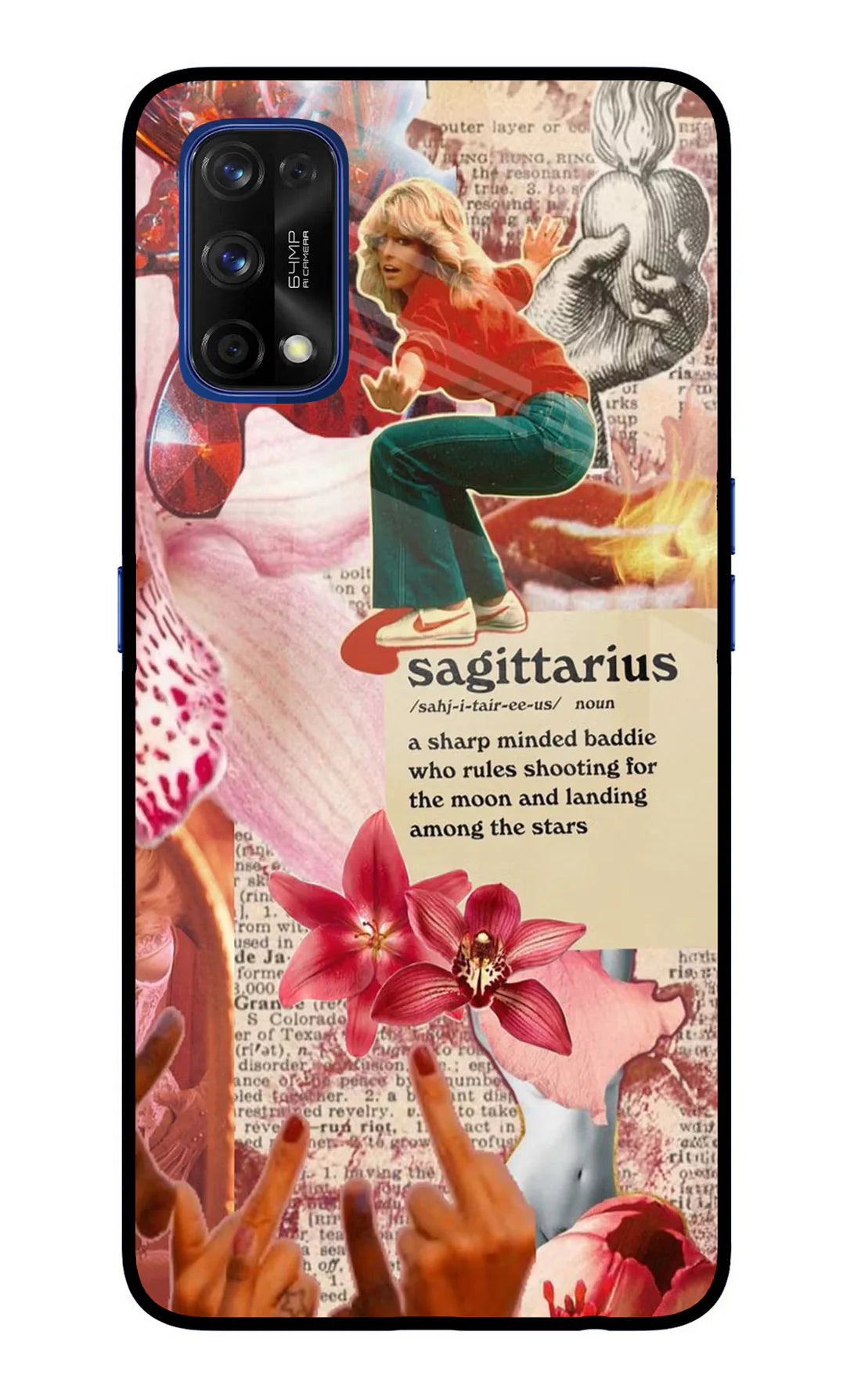 Sagittarius Zodiac Realme 7 Pro Back cover