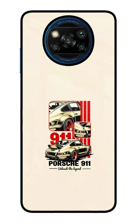 Classic Porsche 911 Poco X3/X3 Pro Back Cover